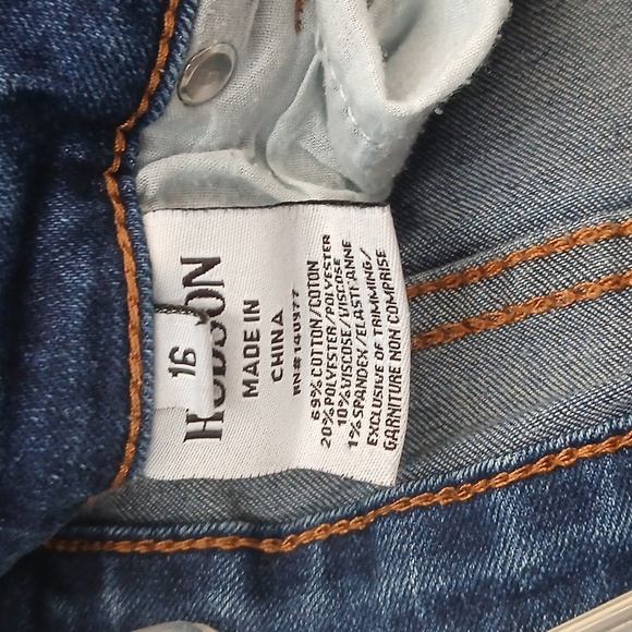 Girls HUDSON Blue Distressed Jeans - Picture 8 of 8